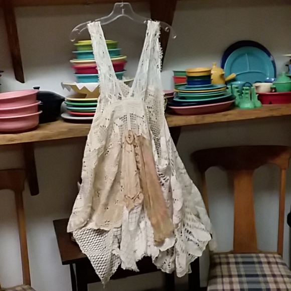 💥SOLD💥Wraith&Fey linen doilies jumper - Picture 5 of 8